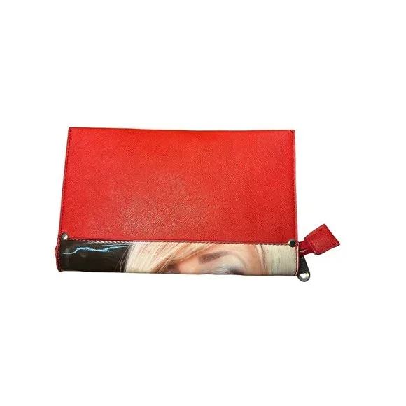 Magazine Cover Handbag Red Lipstick Bag Crossbody Novelty Purse - Picture 4 of 7